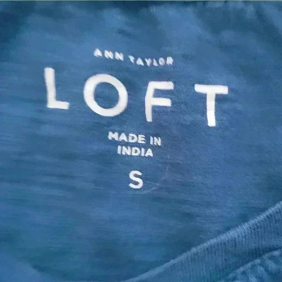 Teal LOFT sleeveless tank with tassels - Picture 3 of 3